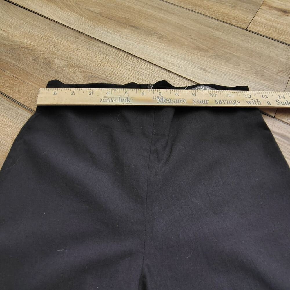 Bisou Bisou Black Beaded Hem Dress Pants Women's Size 2 Career Evening - Picture 8 of 9
